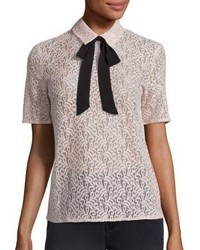The Kooples Bow Lace Top