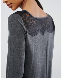 French Connection Marley Jersey Lace Top
