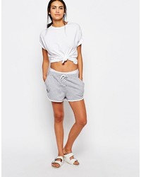 Grey Lace Shorts