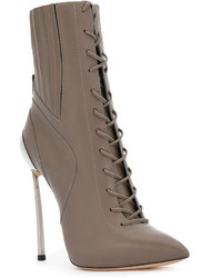Casadei Techno Blade Lace Up Ankle Boots