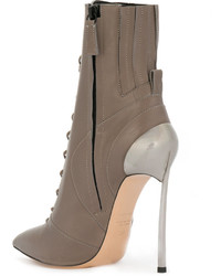 Casadei Techno Blade Lace Up Ankle Boots