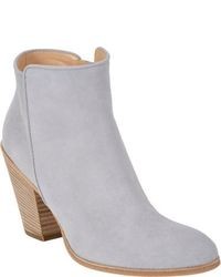 Barneys New York Daddy Point Toe Ankle Boots Grey
