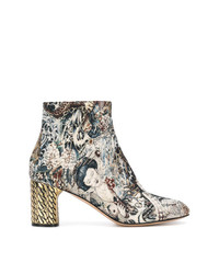 Casadei Jacquard Ankle Boots