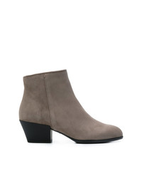 Hogan Leather Ankle Boots