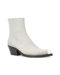 Calvin Klein 205W39nyc Silver Tipped Ankle Boot