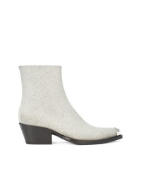Calvin Klein 205W39nyc Silver Tipped Ankle Boot