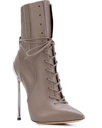 Casadei Techno Blade Lace Up Booties