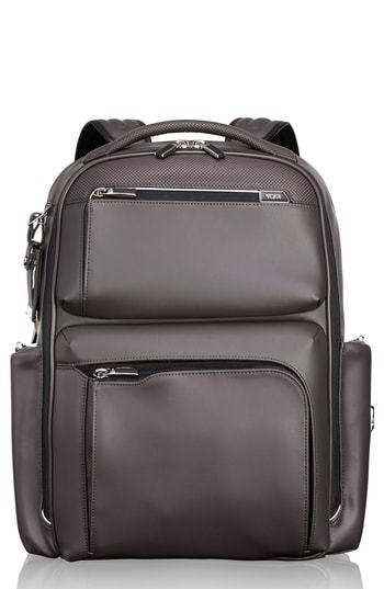 Tumi Arrive Bradley Leather Backpack, $945 | Nordstrom | Lookastic