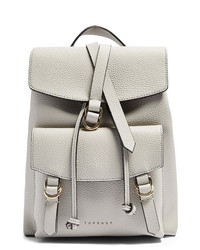 Topshop Brit Faux Leather Backpack