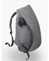 Cote Ciel Grey Isar Medium Leather Backpack