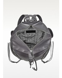 Rebecca Minkoff Dark Grey Leather Julian Backpack