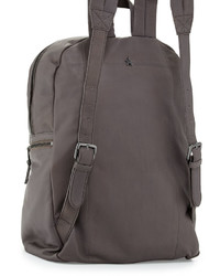 Ash Domino Chain Large Leather Backpack Elephant