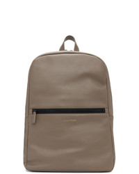 Common Projects Grey Simple Backpack
