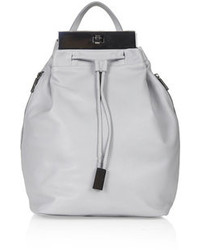 Topshop Premium Leather Plated Backpack