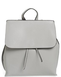 Sole Society Selena Faux Leather Backpack Grey