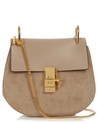 Chloé Chlo Drew Small Suede And Leather Cross Body Bag