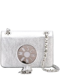 Moschino Cut Out Plaque Cross Body Bag