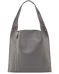 Elena Ghisellini Estia Metal Scars Leather Hobo Bag