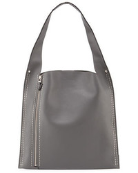 Elena Ghisellini Estia Metal Scars Leather Hobo Bag