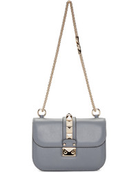 Valentino Grey Small Lock Bag