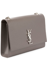 Saint Laurent Kate Monogram Ysl Medium Grain Leather Wallet On Chain