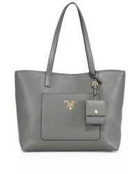 Prada Leather Shopping Bag