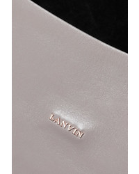 Lanvin Leather Shoulder Bag Gray