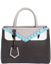 Fendi Small 2jours Bugs Leather Top Handle Bag