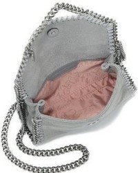 Stella McCartney Tiny Falabella Faux Leather Fold Over Chain Crossbody Bag