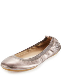 Yosi Samra Samara 20 Packable Ballerina Flat Pewter