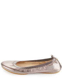 Yosi Samra Samara 20 Packable Ballerina Flat Pewter