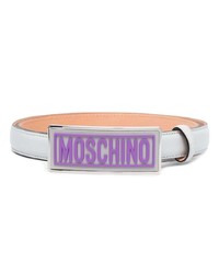 Moschino Enamelled Buckle Belt