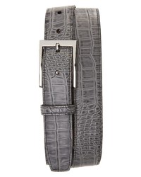 Torino Gator Print Leather Belt