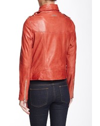 Soia & Kyo Kenley Distressed Leather Moto Jacket