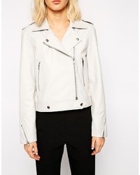 Selected Roxie Cropped Leather Jacket