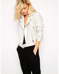 Selected Roxie Cropped Leather Jacket