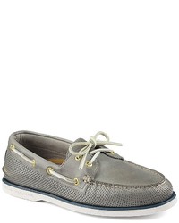 Sperry Gold Ao 2 Eye Perforated Boat Shoes