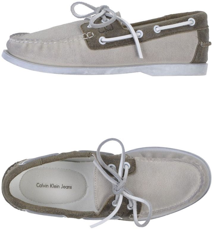 calvin klein boat shoes