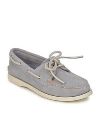 Sperry Top-Sider Ao Two Eye Grey Boat Shoes