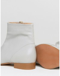 Asos Alabama Leather Pointed Knot Boots