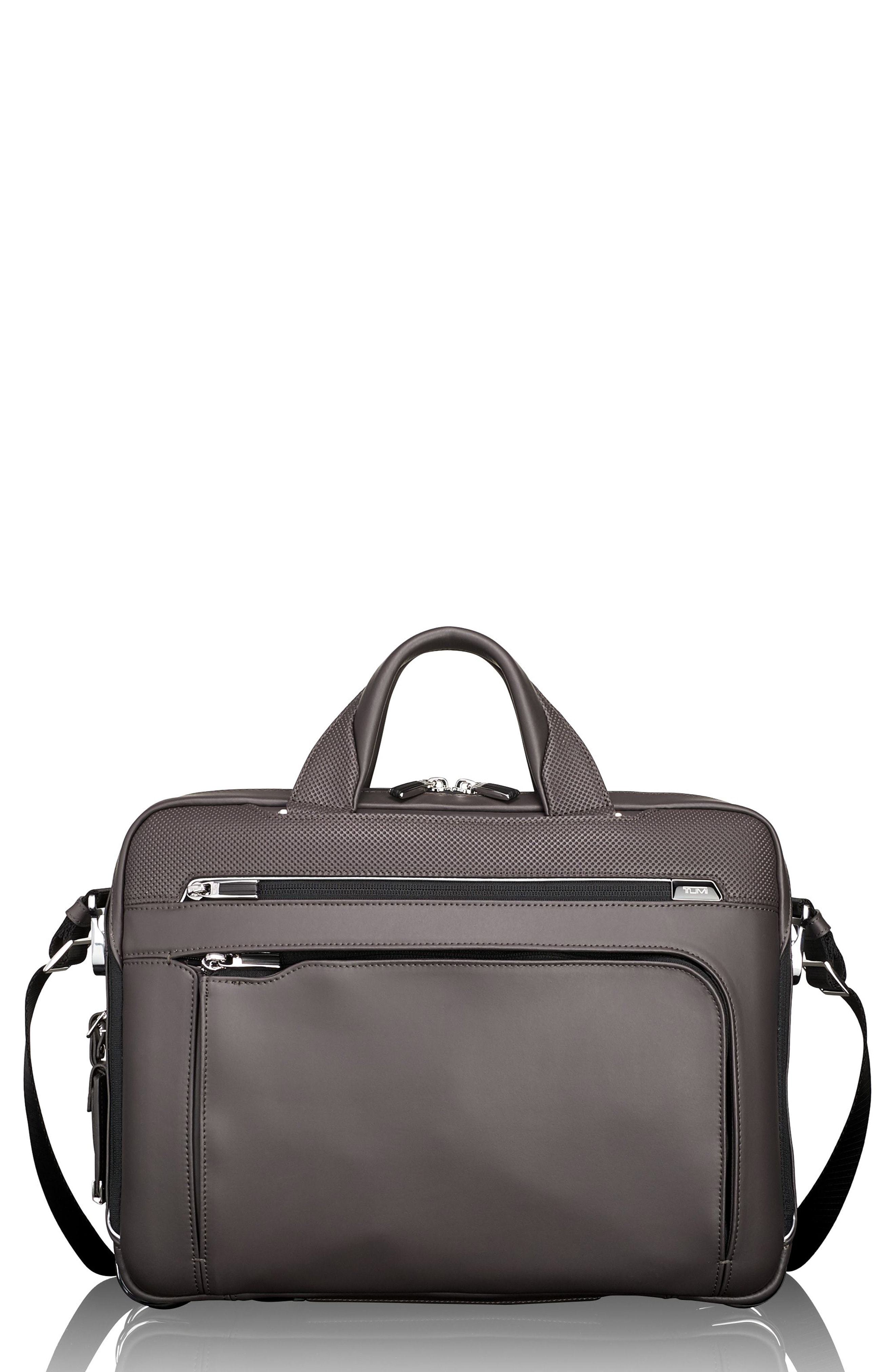 Tumi Arrive Sawyer Leather Briefcase, $755 | Nordstrom | Lookastic