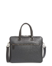 Salvatore Ferragamo Textured Leather Briefcase