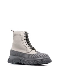 Thom Browne Lace Up Longwing Duck Boots