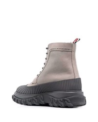 Thom Browne Lace Up Longwing Duck Boots