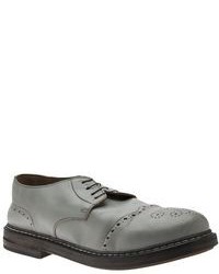 Grey Leather Brogues