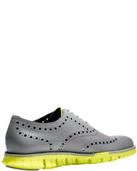 Cole Haan Zerogrand Wing Tip Oxford Pewter