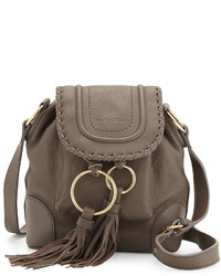 See by Chloe Polly Leather Flap Bucket Bag