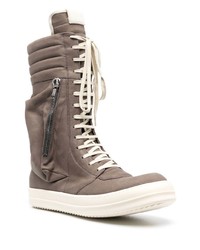 Rick Owens Cargobasket Lace Up Boots