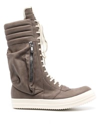Rick Owens Cargobasket Lace Up Boots