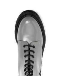 Adieu Paris Lace Up Leather Ankle Boots